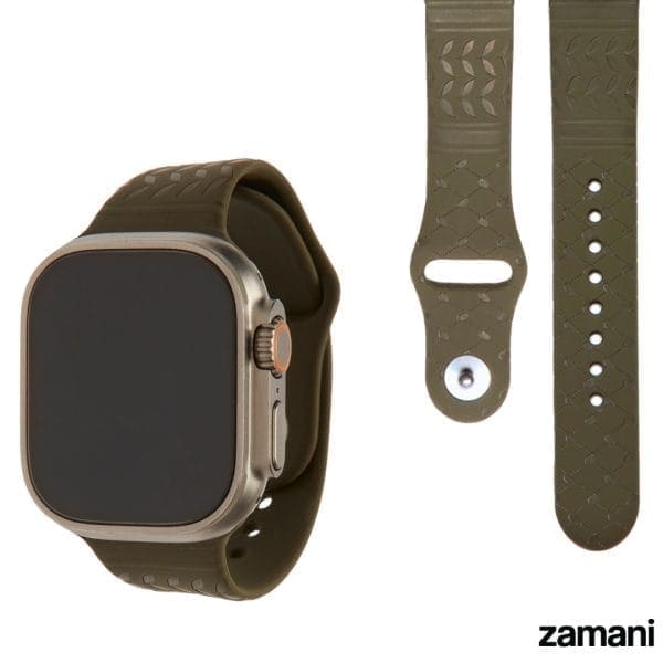 Keffiyeh Olive Green Engraved